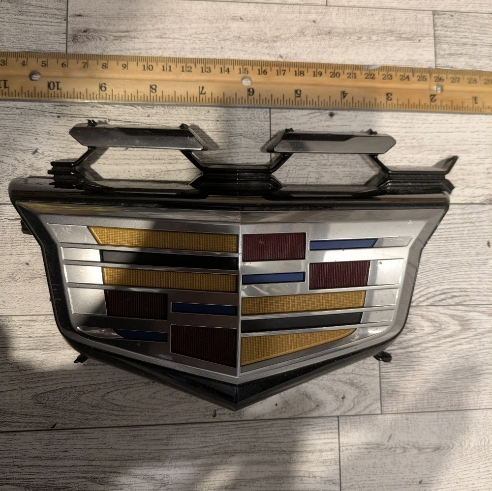 Cadillac Car Emblem - Silver and Gold